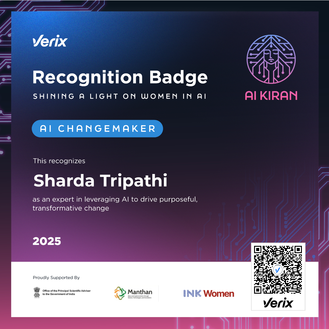 AI Changemaker: Sharda Tripathi