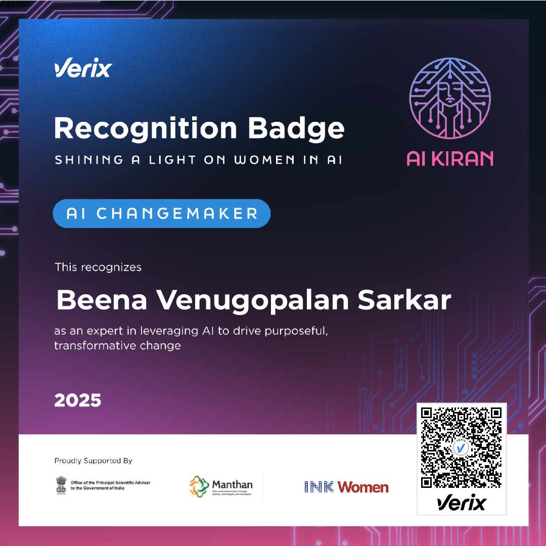 AI Changemaker: Beena Venugopalan Sarkar