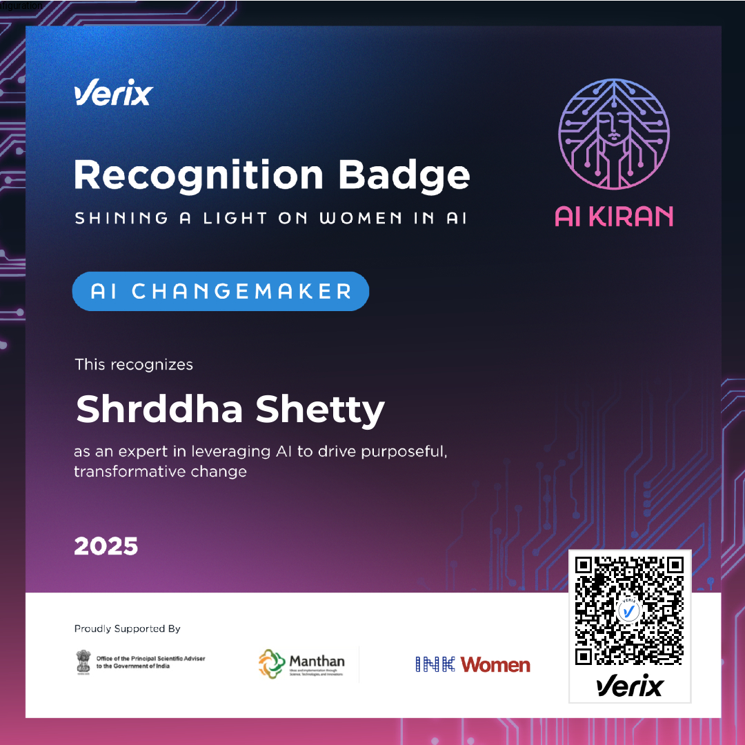 AI Changemaker: Shrddha Shetty