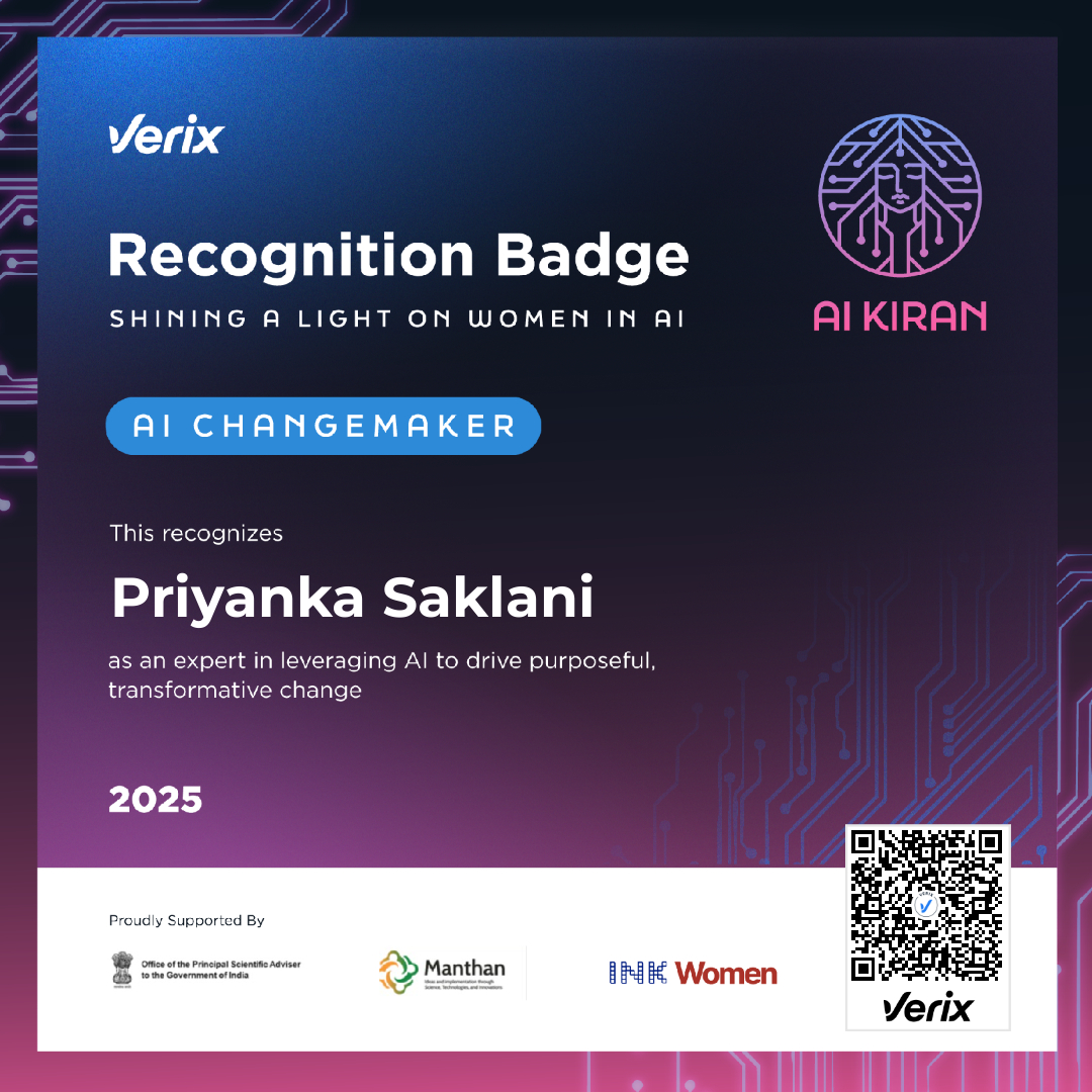 AI Changemakers: Priyanka Saklani