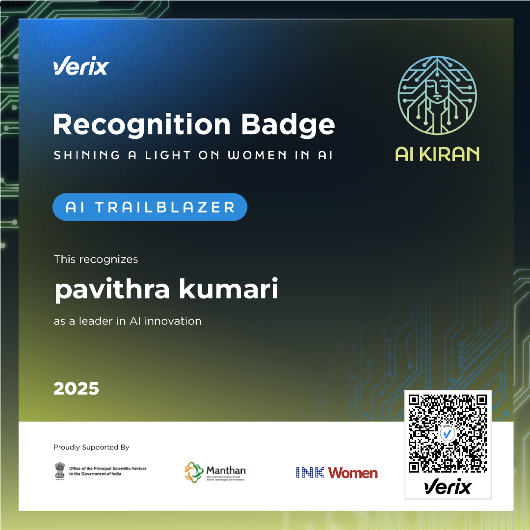AI Trailblazer: pavithra kumari