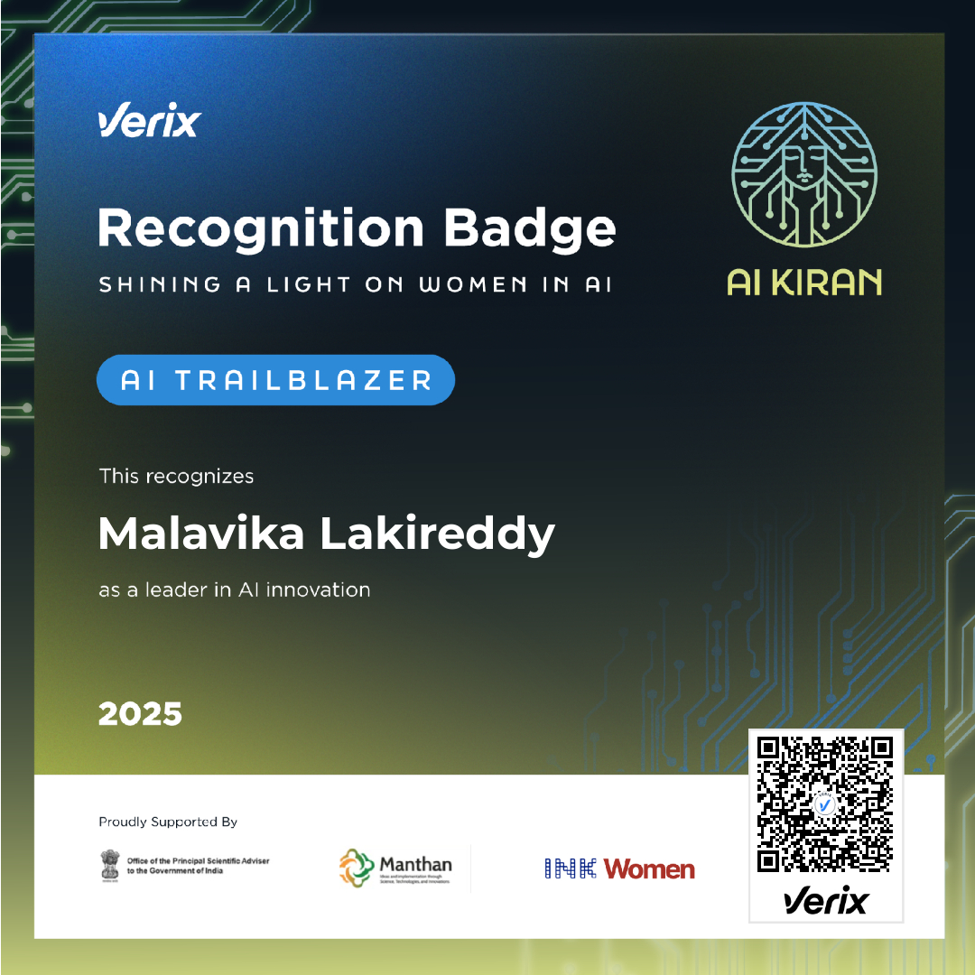 AI Trailblazers: Malavika Lakireddy