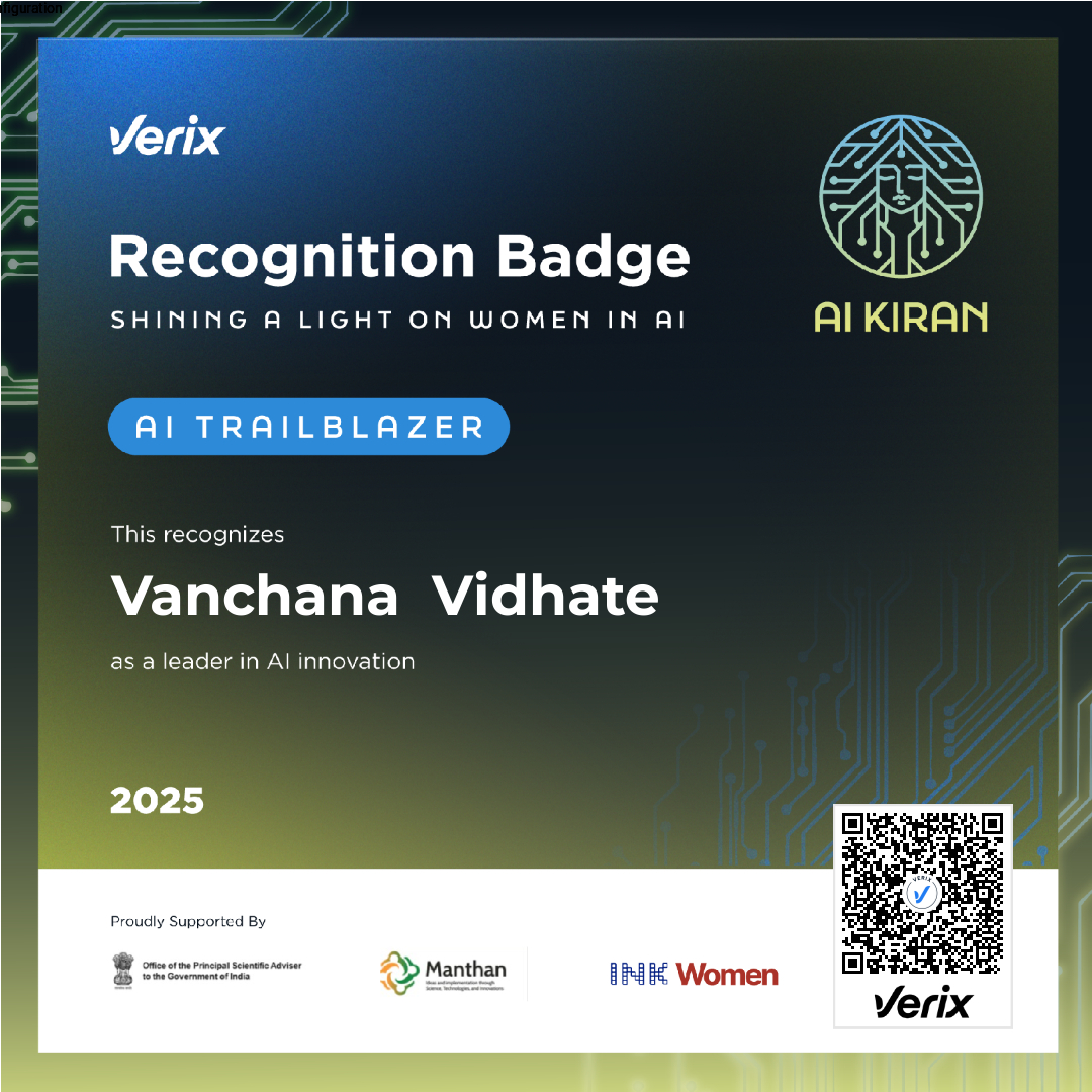 AI Trailblazer: Vanchana  Vidhate