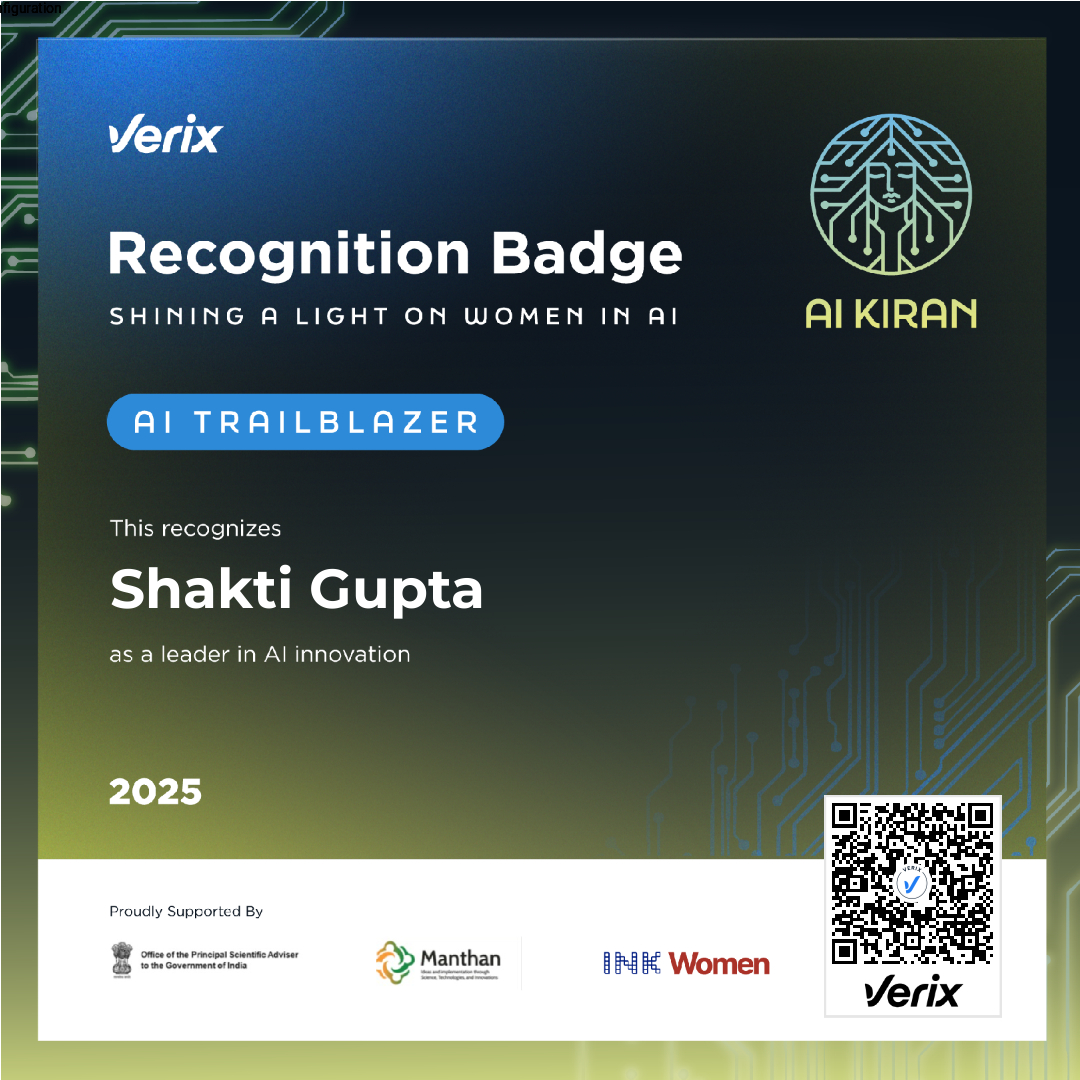 AI Trailblazer: Shakti Gupta