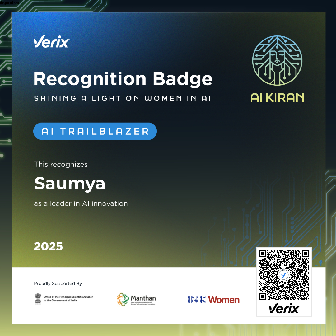 AI Trailblazer: Saumya Prakash
