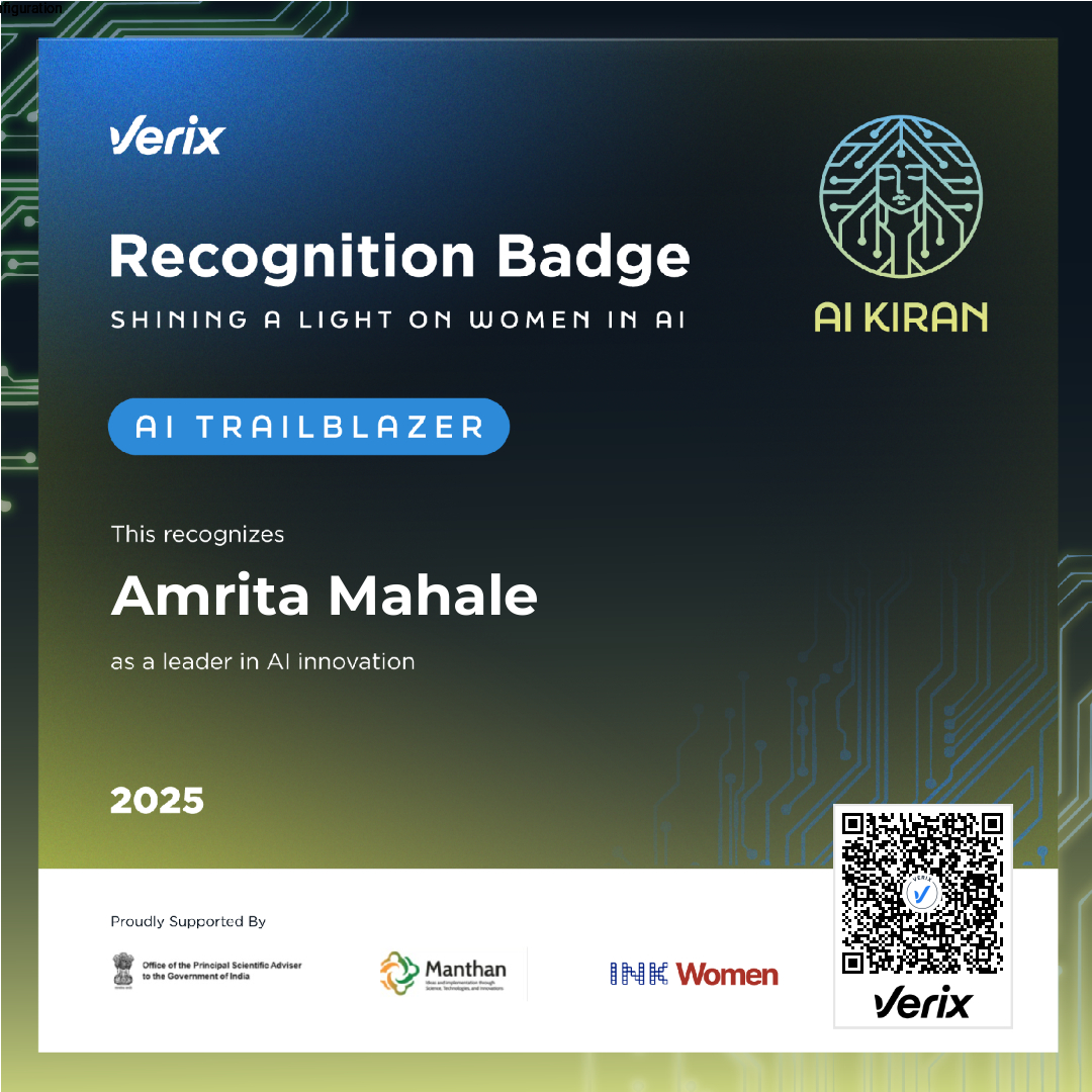 AI Trailblazer: Amrita Mahale
