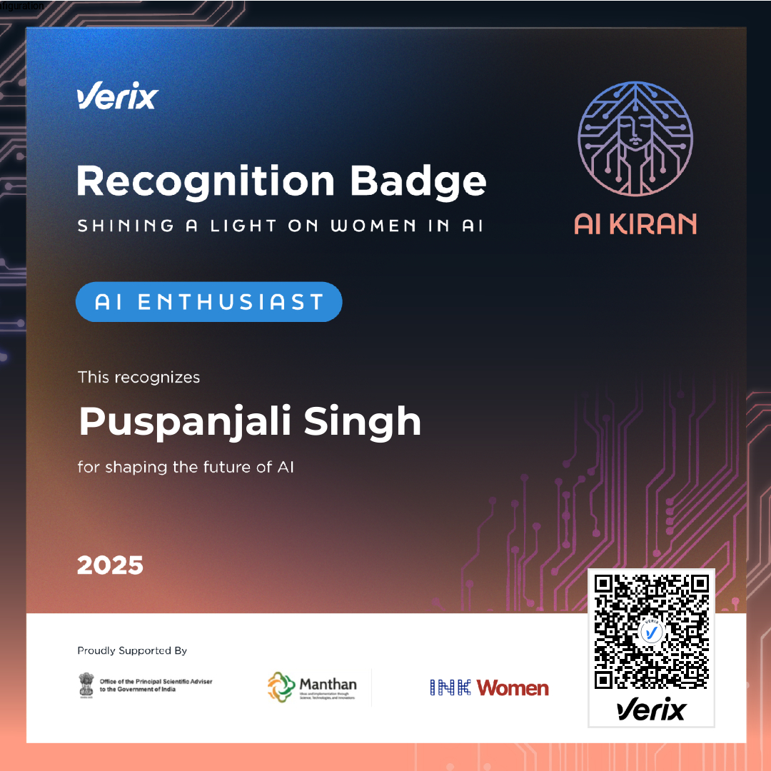 AI Enthusiast: Puspanjali Singh
