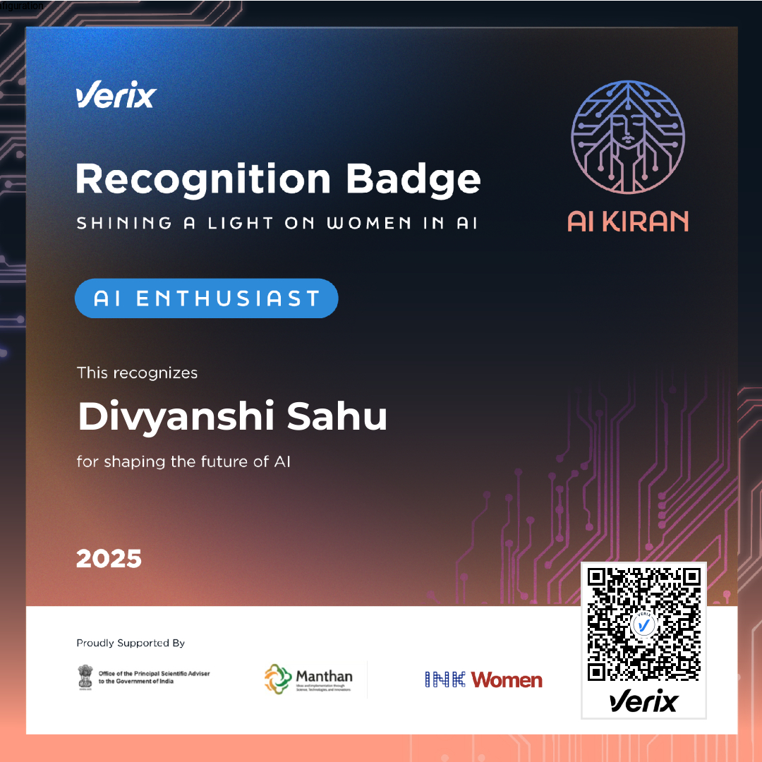 AI Enthusiast: Divyanshi Sahu