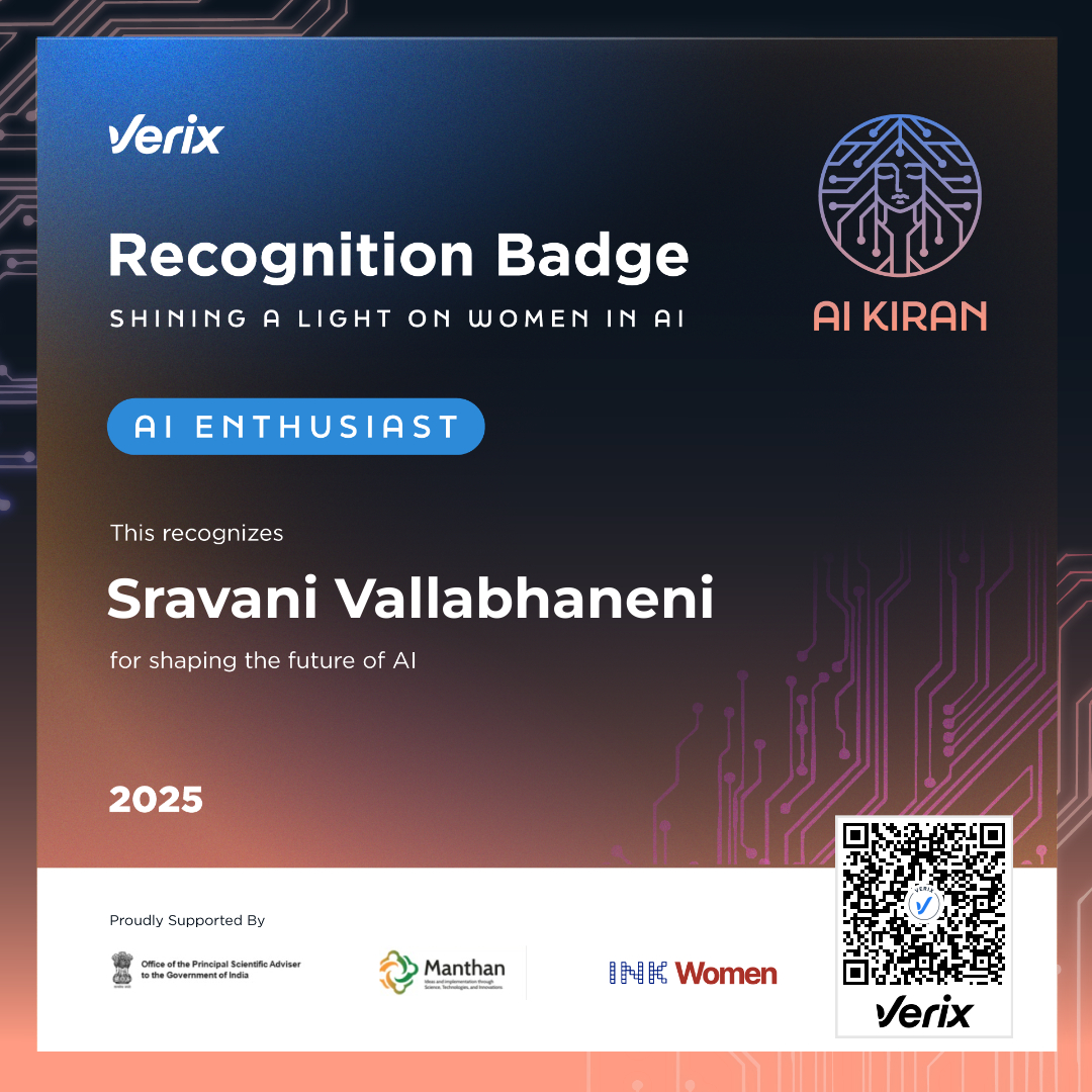 AI Enthusiasts: Sravani Vallabhaneni