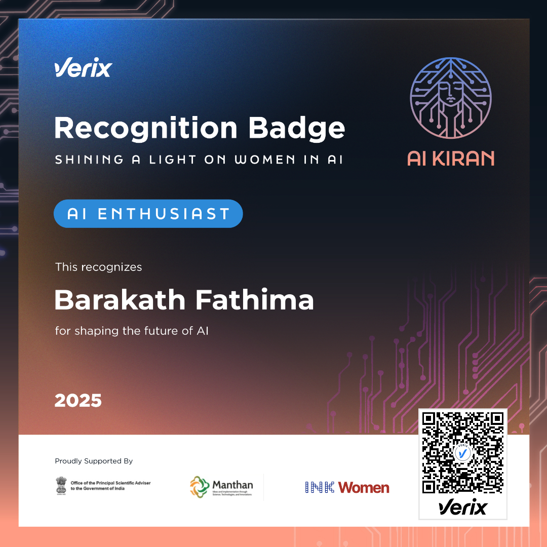 AI Enthusiasts: Barakath Fathima
