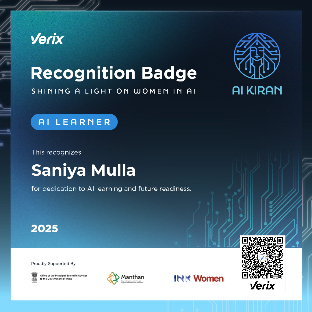 AI Learners: Saniya Mulla
