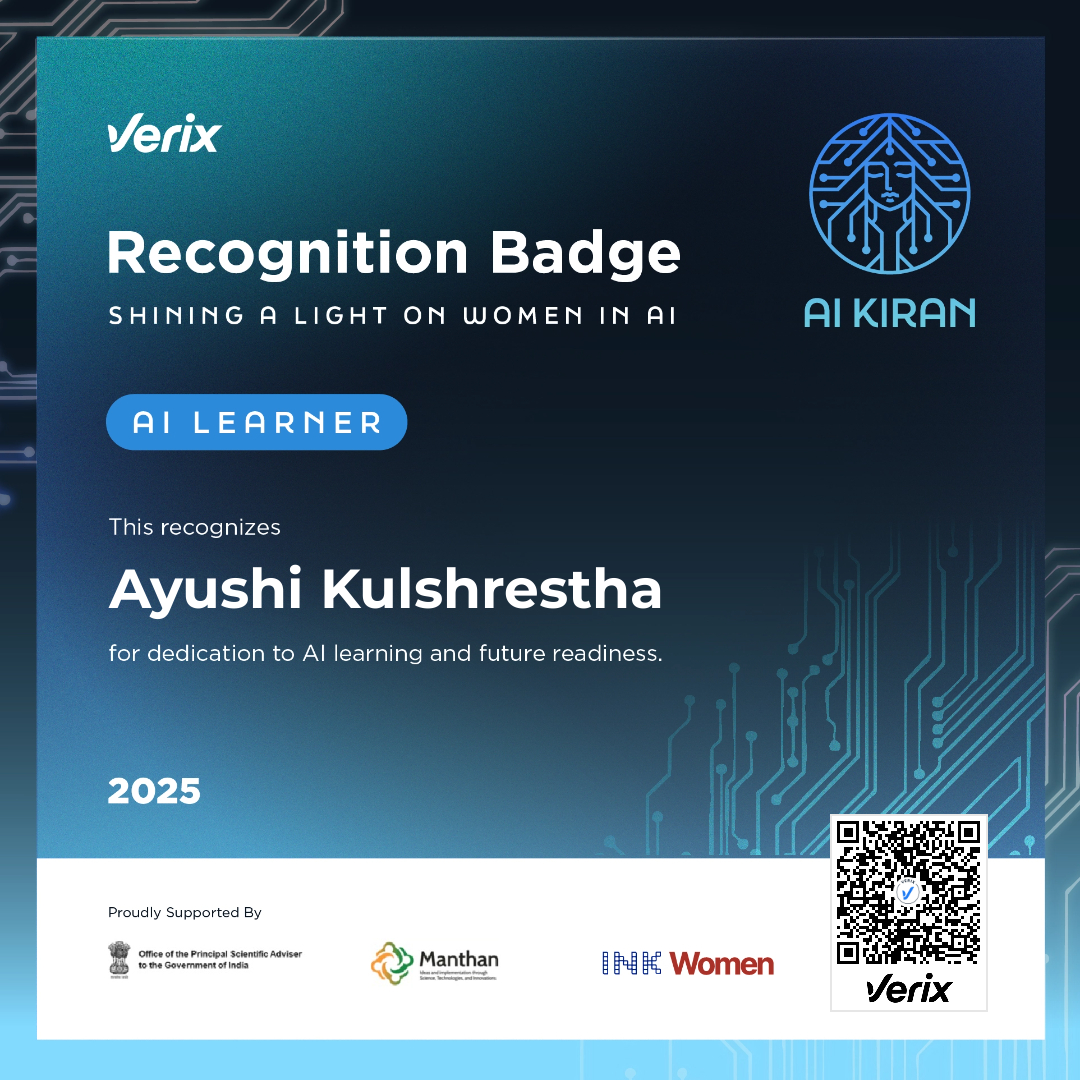 AI Learners: Ayushi Kulshrestha