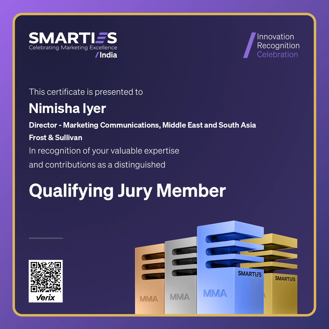 2026 SMARTIES India - Qualifying Jury Member