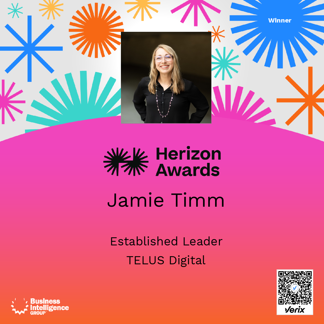 Jamie Timm: Herizon Award