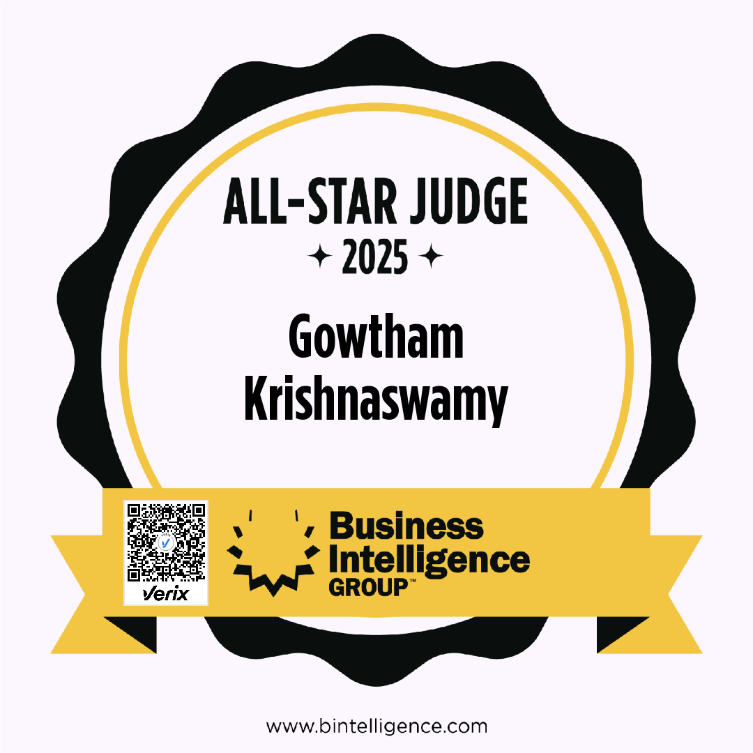 Gowtham Krishnaswamy: All-Star Judge 2025