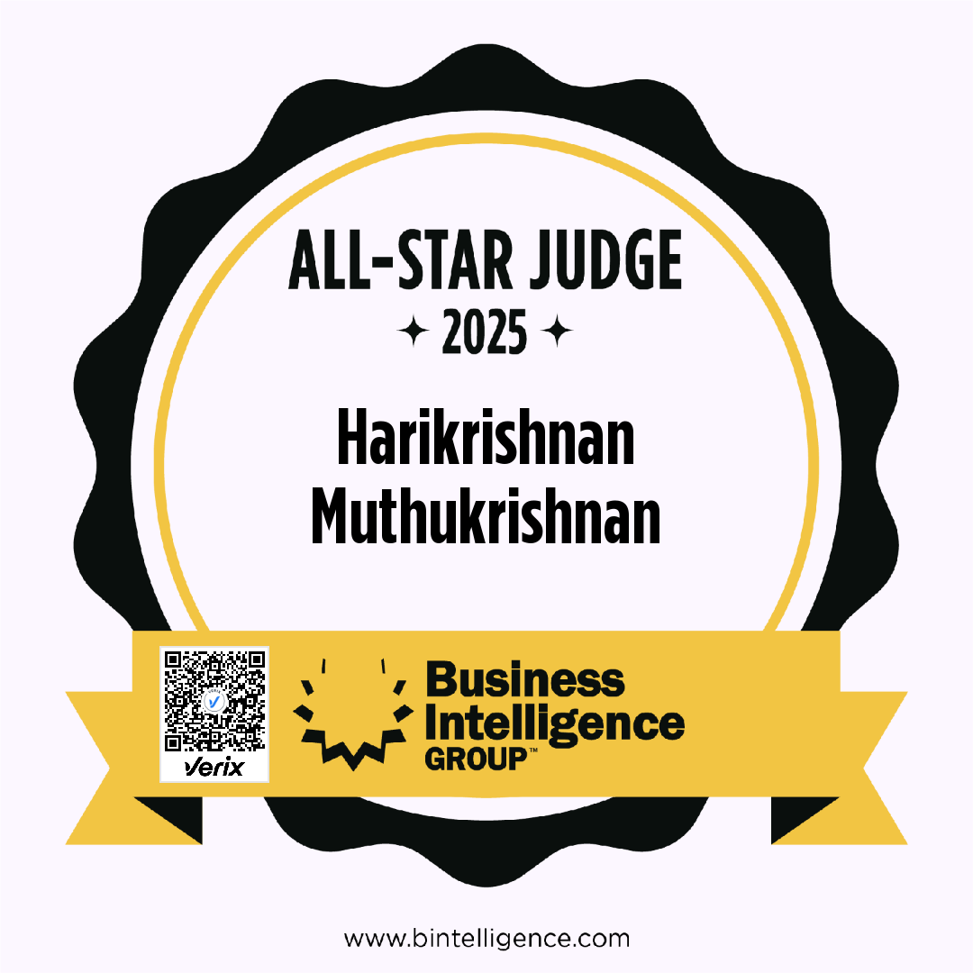 Harikrishnan Muthukrishnan: All-Star Judge 2025