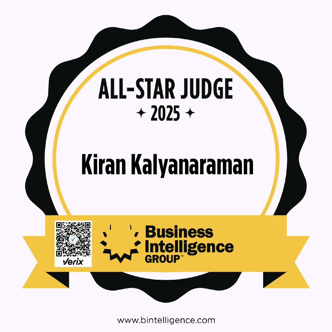 Kiran Kalyanaraman: All-Star Judge 2025