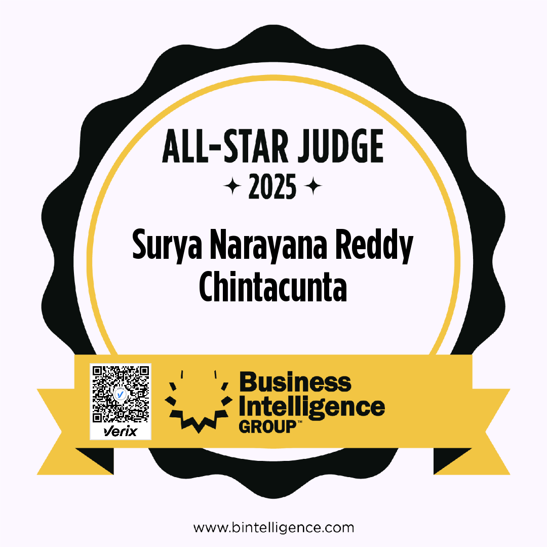 Surya Narayana Reddy Chintacunta: All-Star Judge 2025