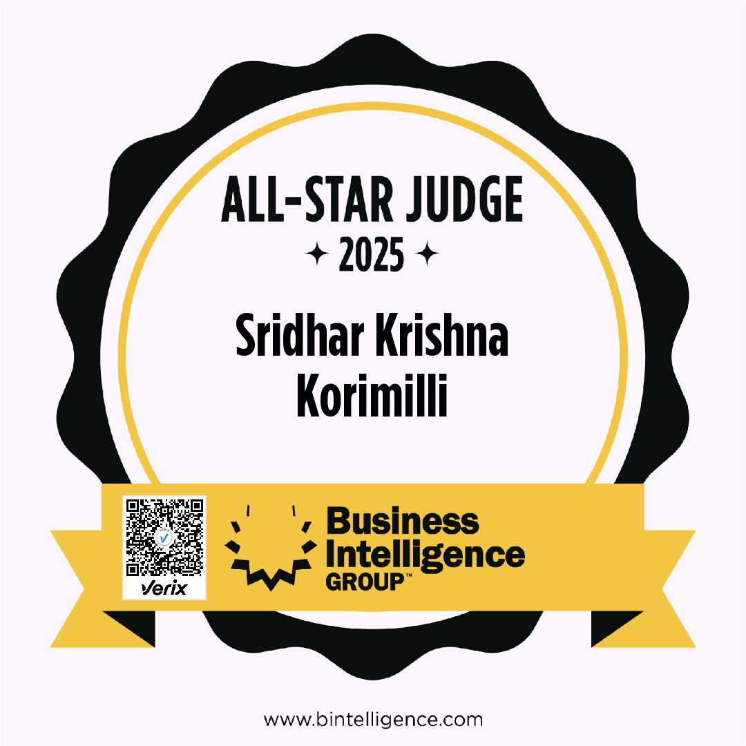Sridhar Krishna Korimilli: All-Star Judge 2025