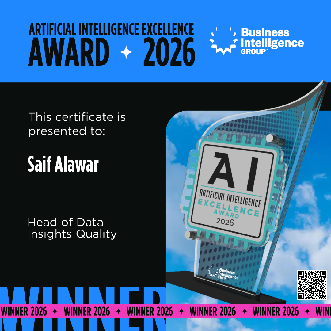 Saif Alawar: Artificial Intelligence Excellence Award 2026