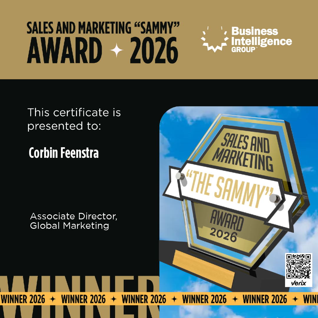 Sales and Marketing Technology “SAMMY” Award 2026: Corbin Feenstra