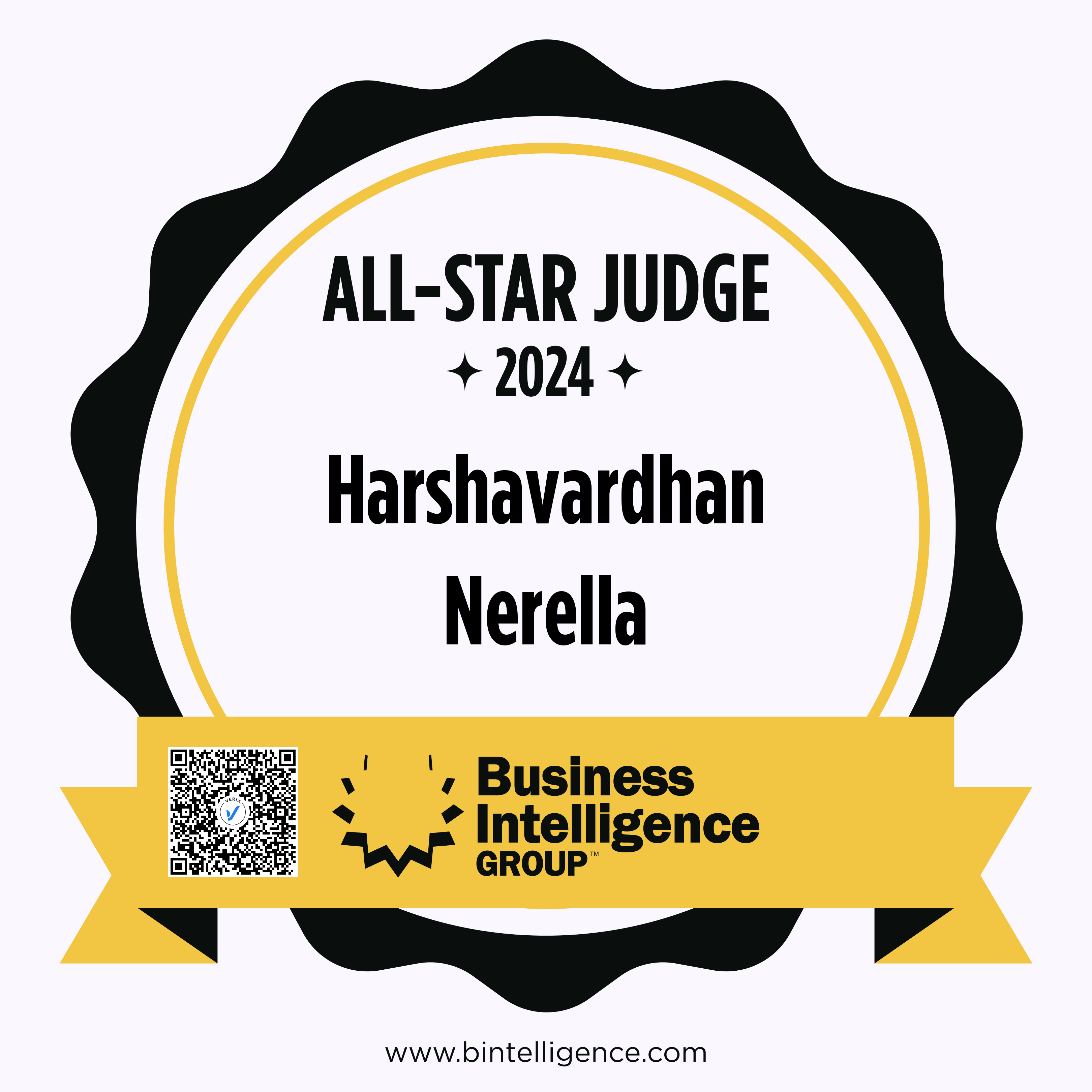 All-Star Judge: Harshavardhan Nerella