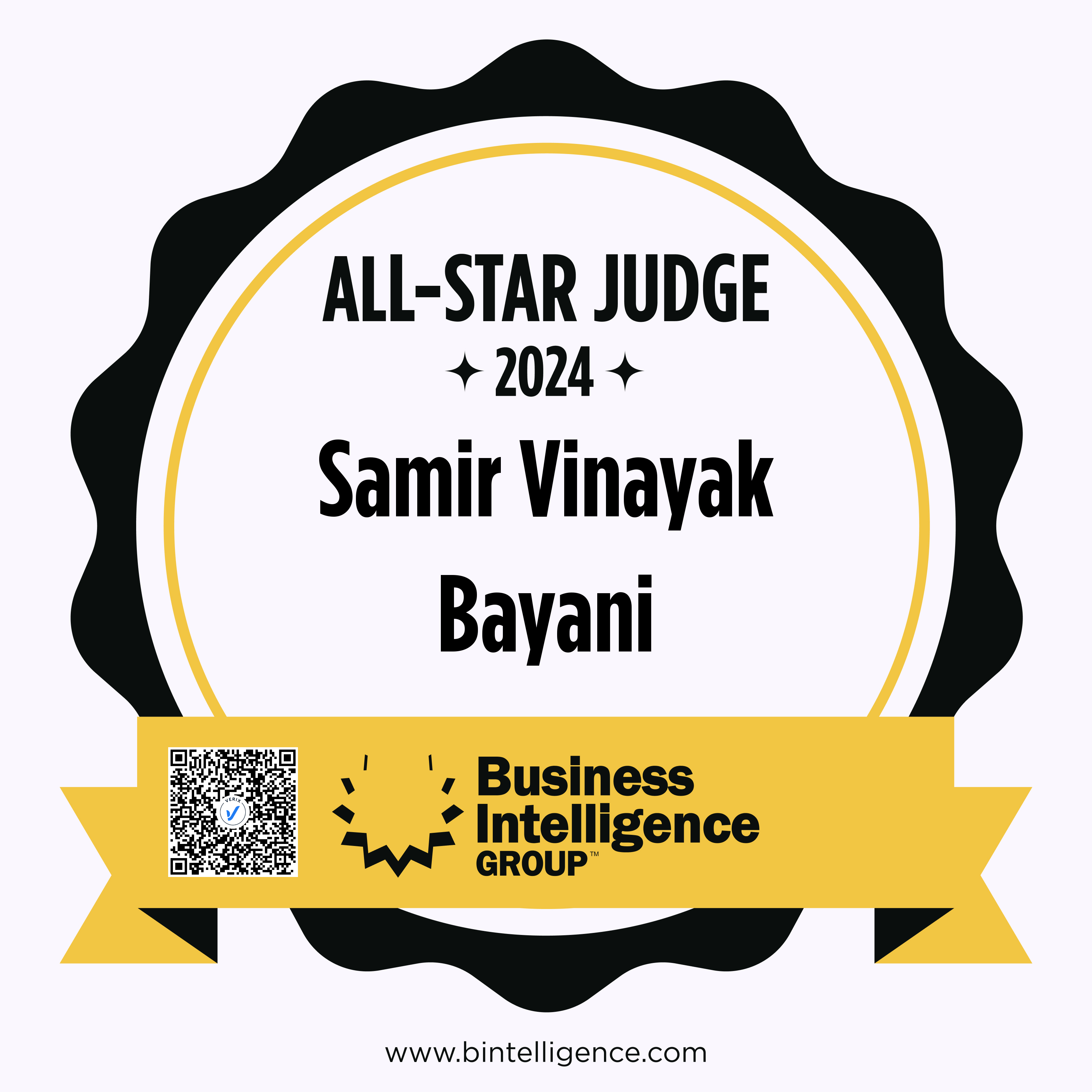 All-Star Judge: Samir Vinayak Bayani