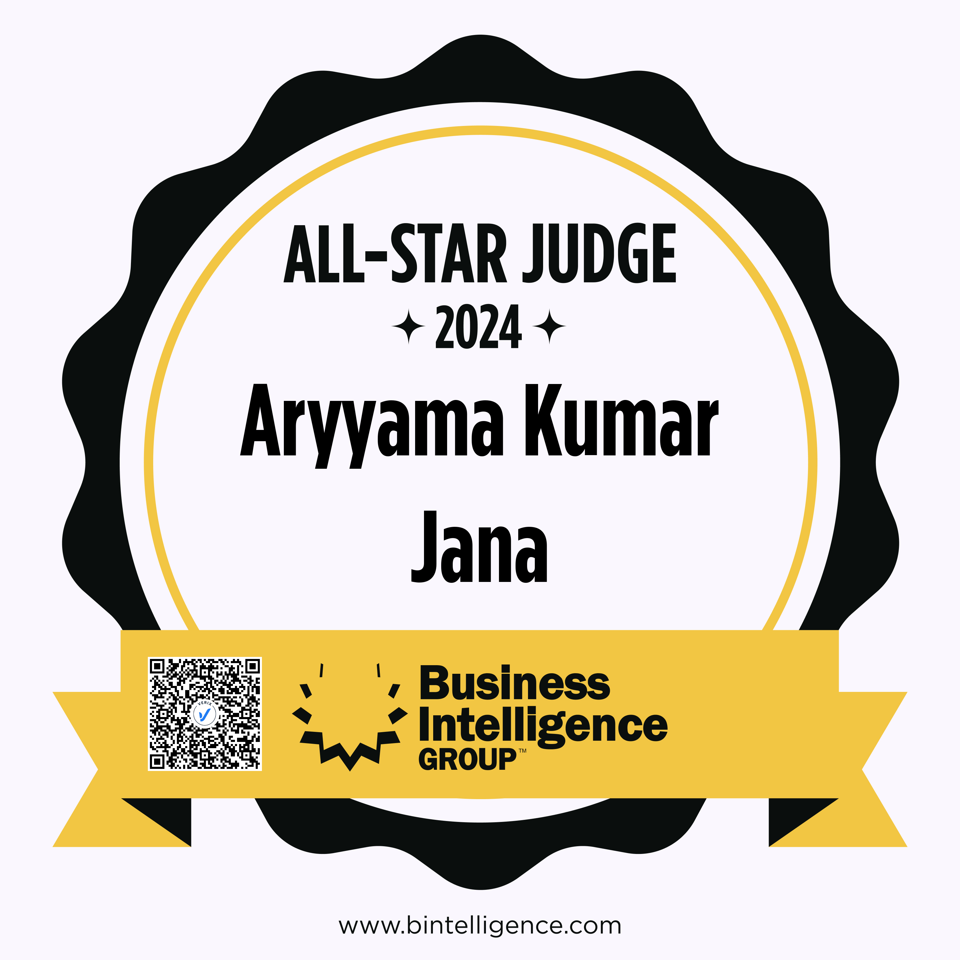All-Star Judge: Aryyama Kumar Jana
