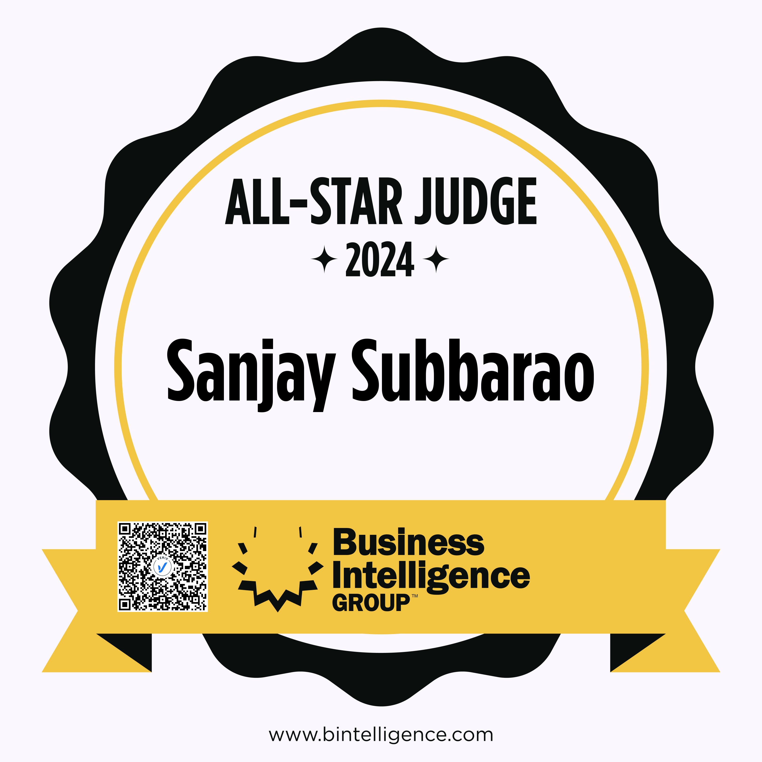 All-Star Judge: Sanjay Subbarao