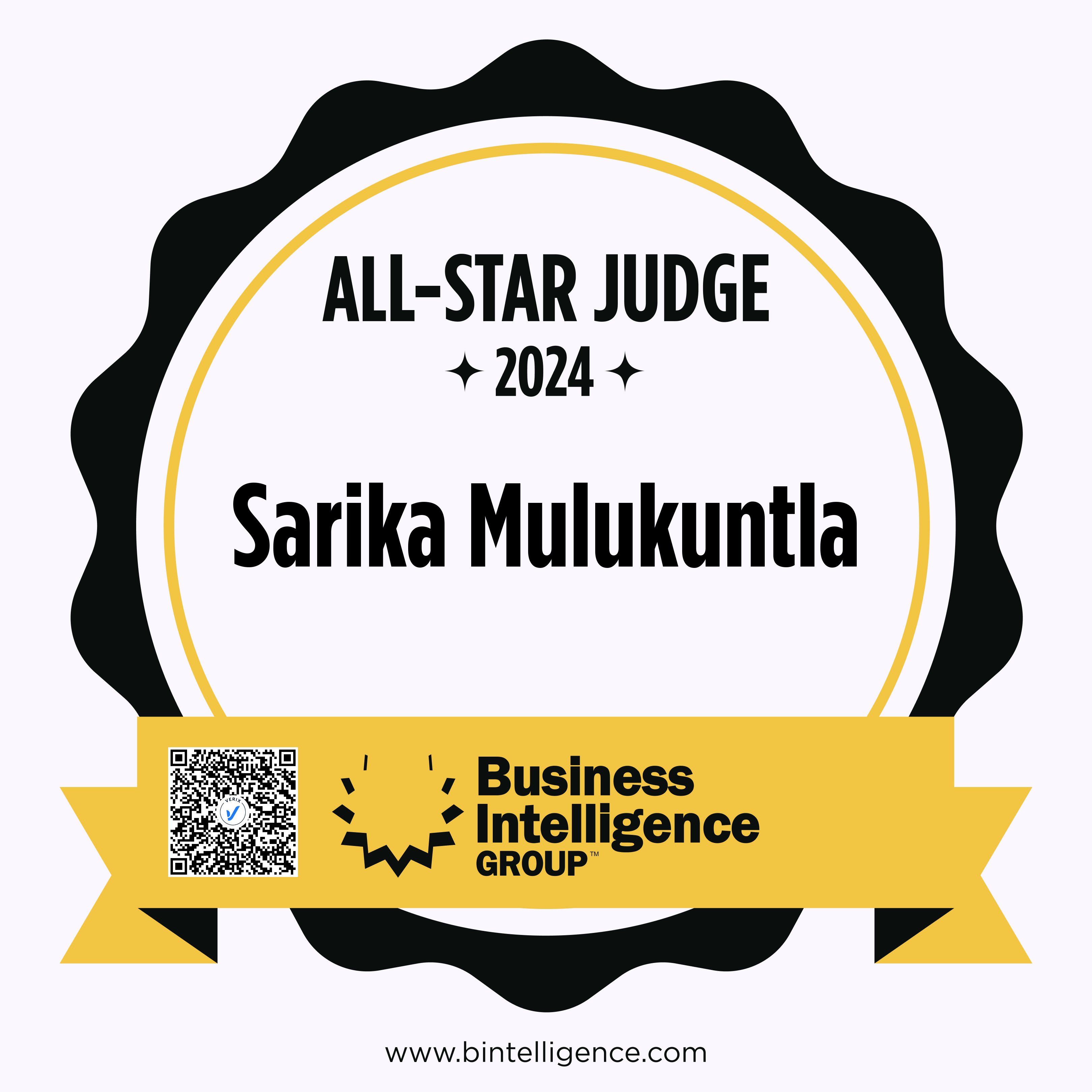 All-Star Judge: Sarika Mulukuntla