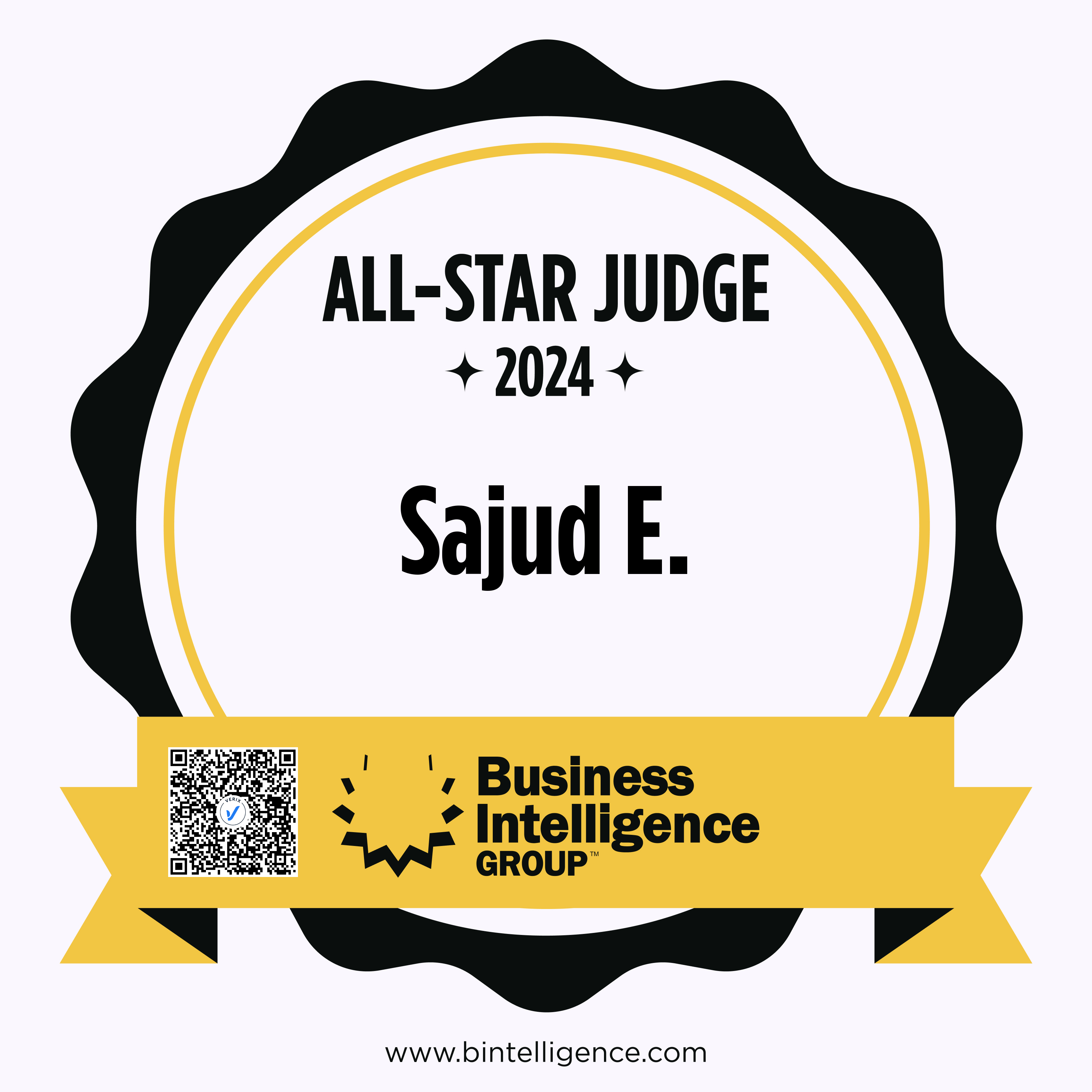 All-Star Judge: Sajud E.