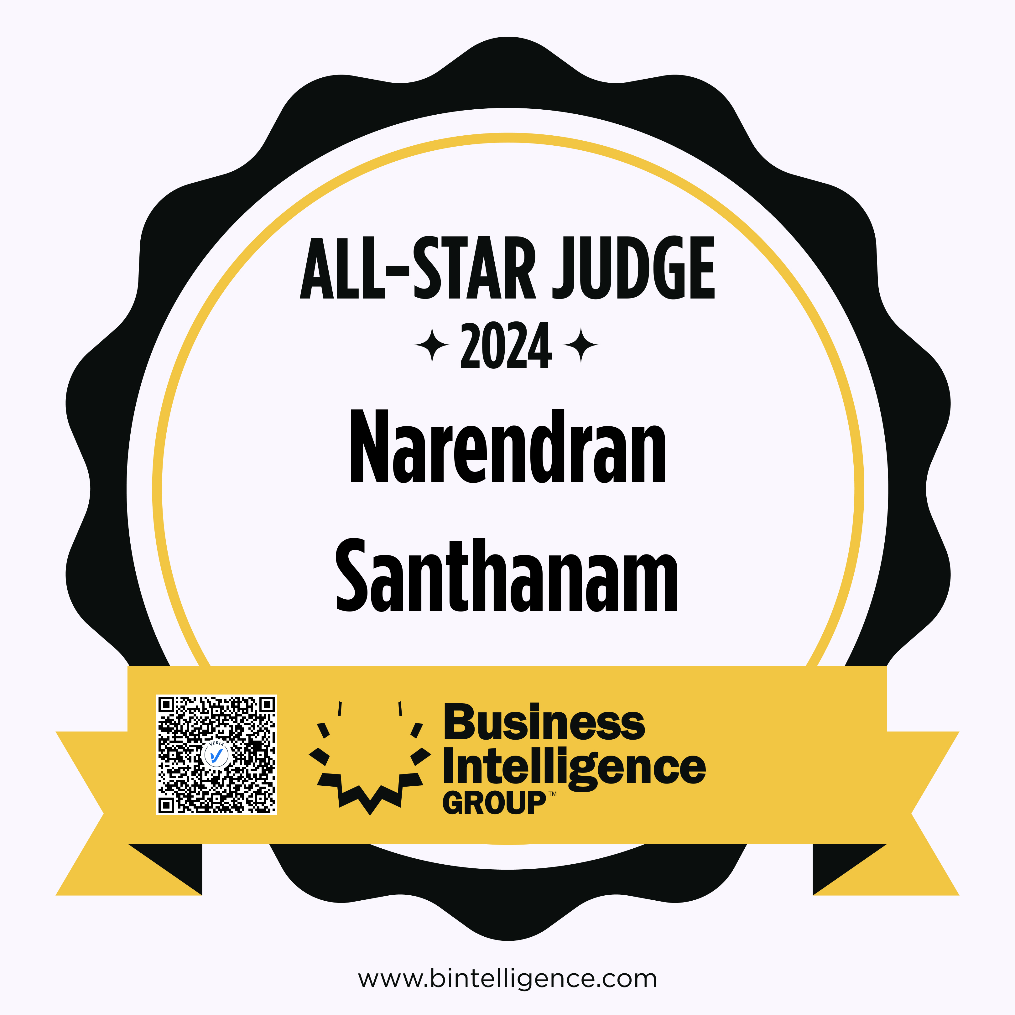 All-Star Judge: Narendran Santhanam
