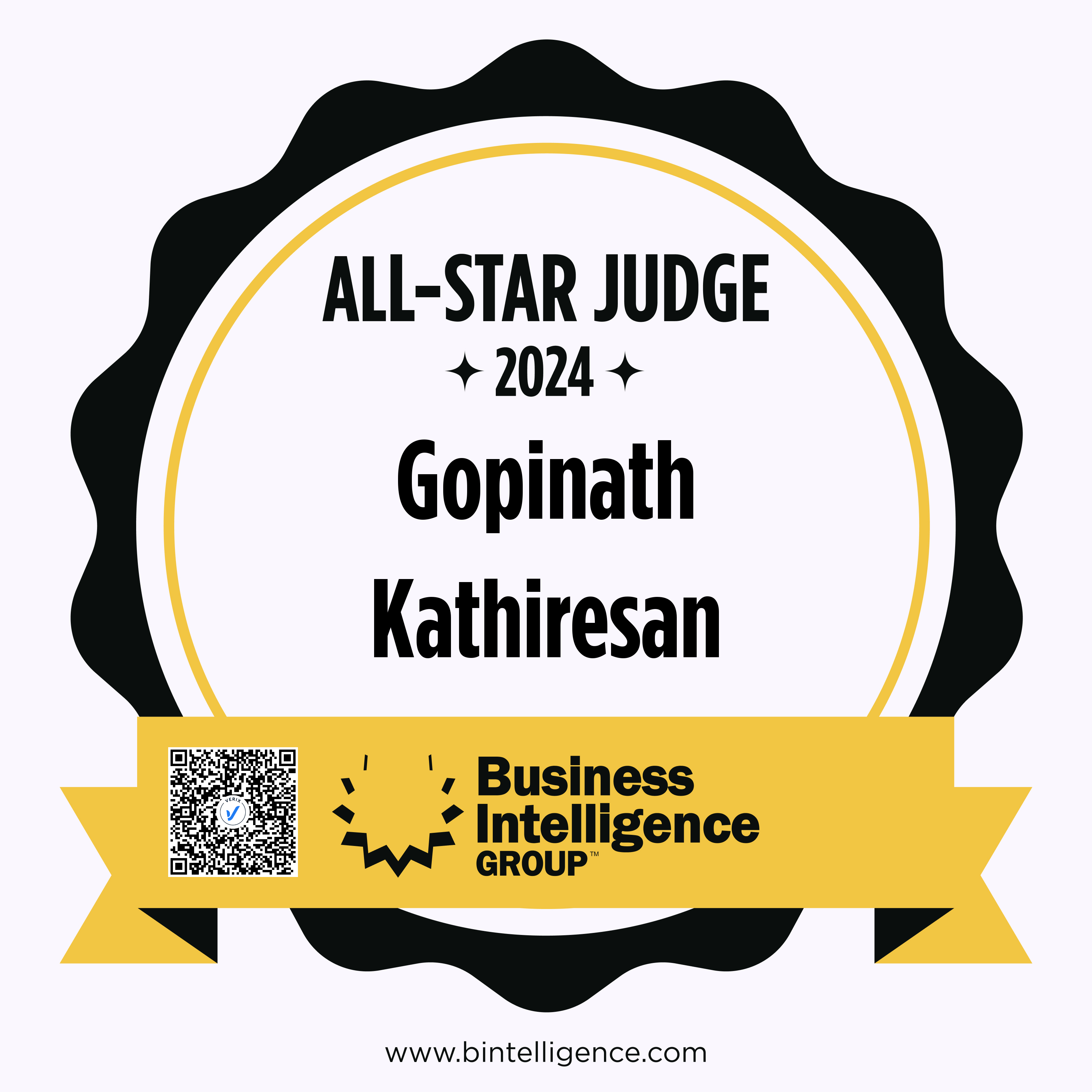 All-Star Judge: Gopinath Kathiresan