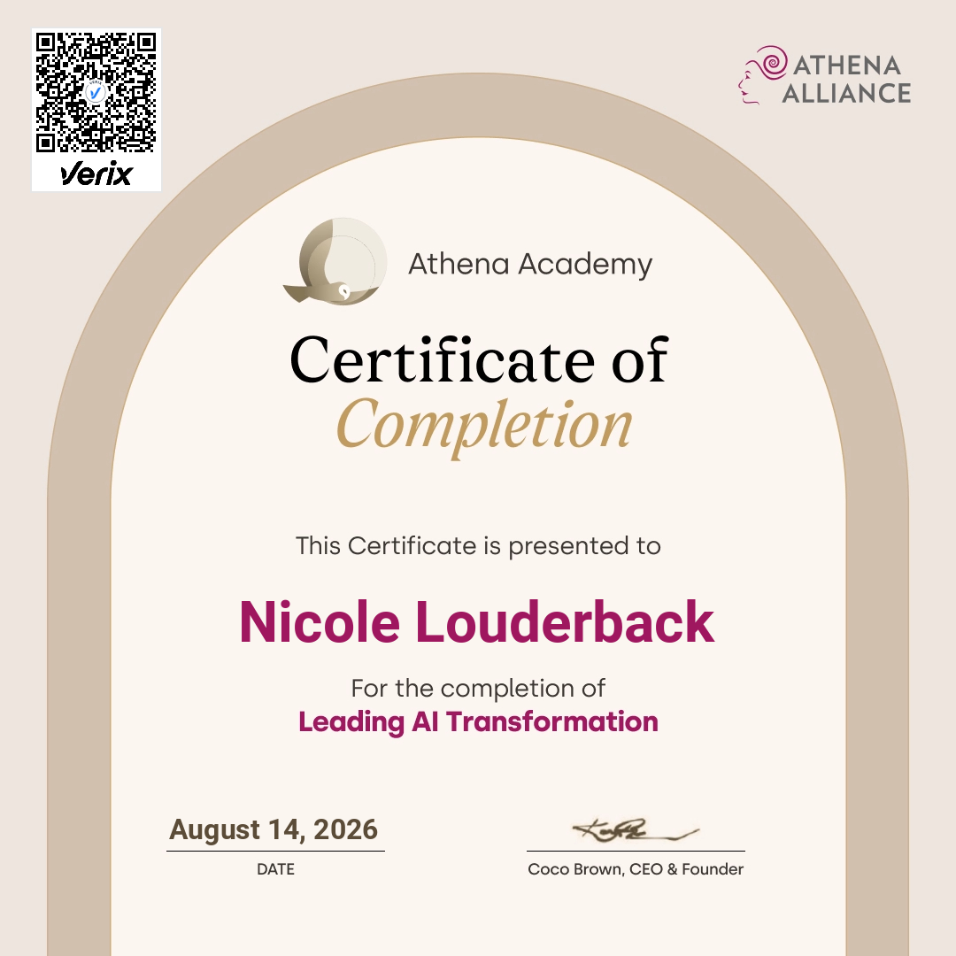 Athena Academy: Leading AI Transformation