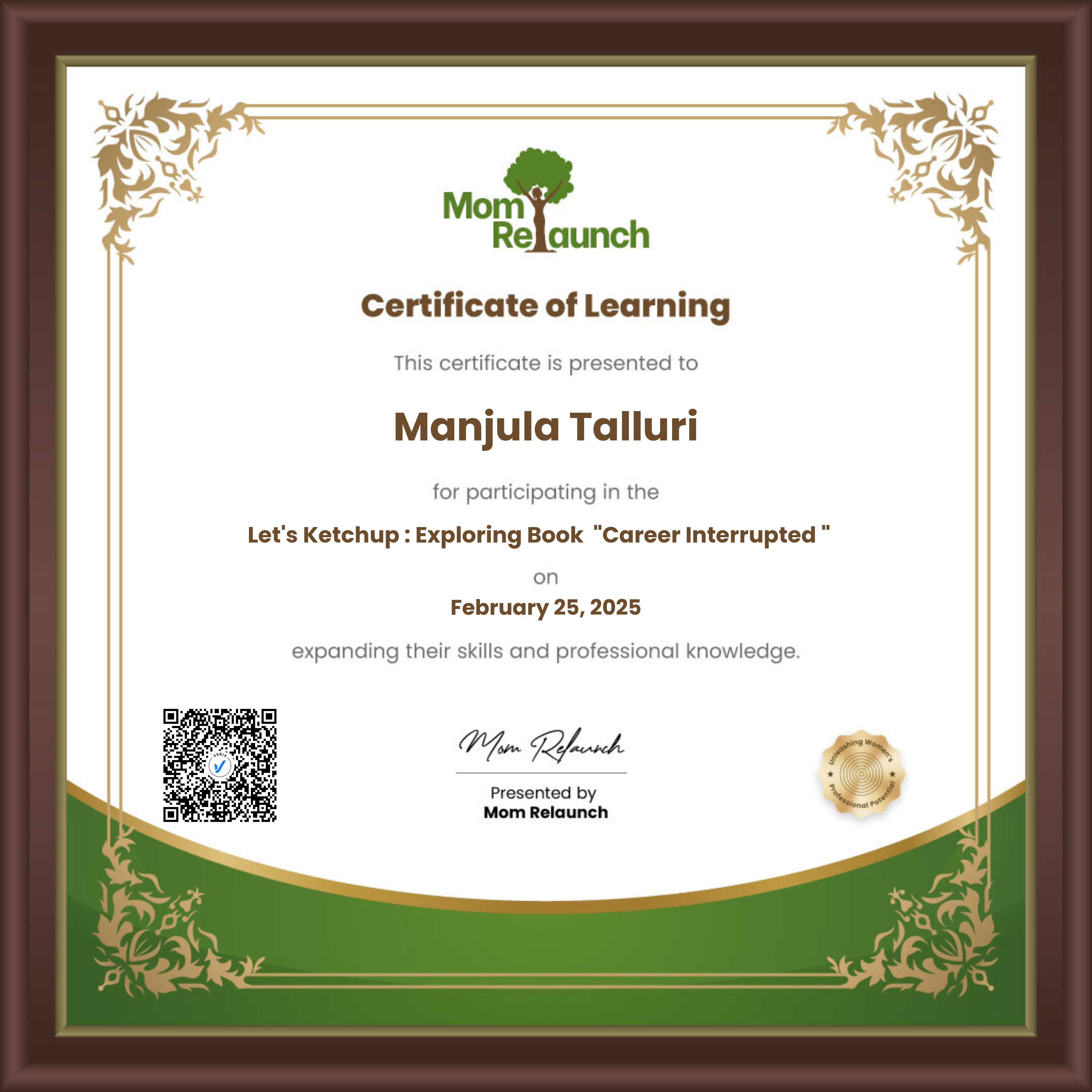 Let's Ketchup Session 2/25:Manjula Talluri