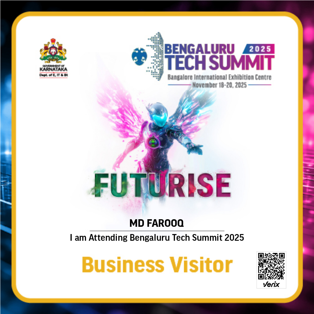 Bengaluru Tech Summit 2025: BUSINESS VISITOR Certificate