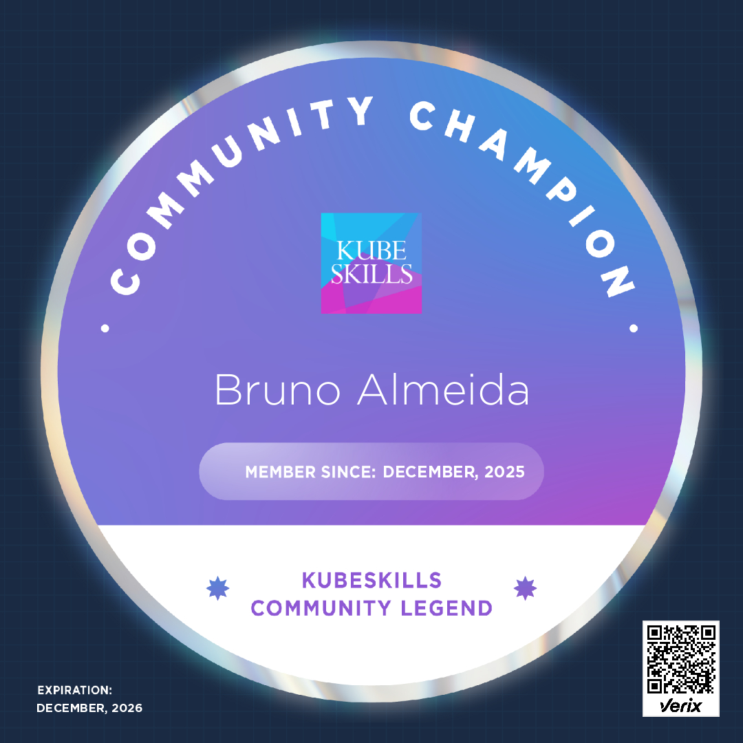 Bruno Almeida: KubeSkills Community Champion