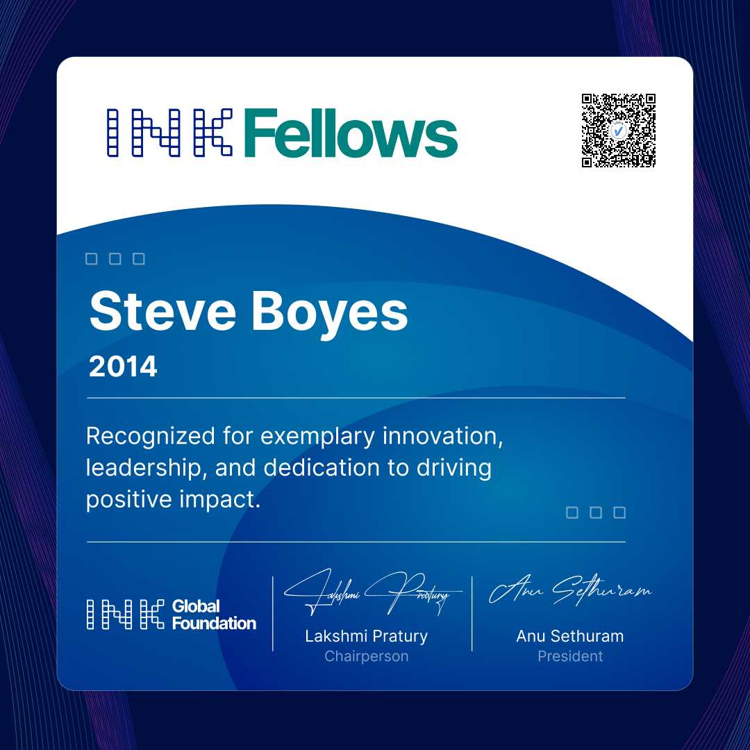 INK Fellow: Steve Boyes