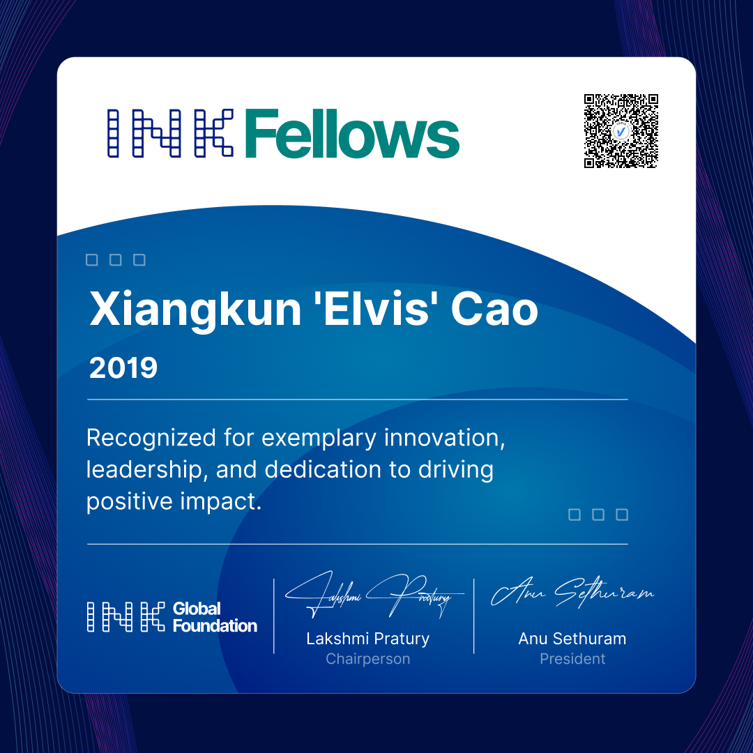 INK Fellow: Xiangkun 'Elvis' Cao