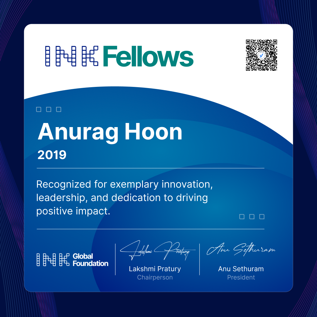 INK Fellow: Anurag Hoon