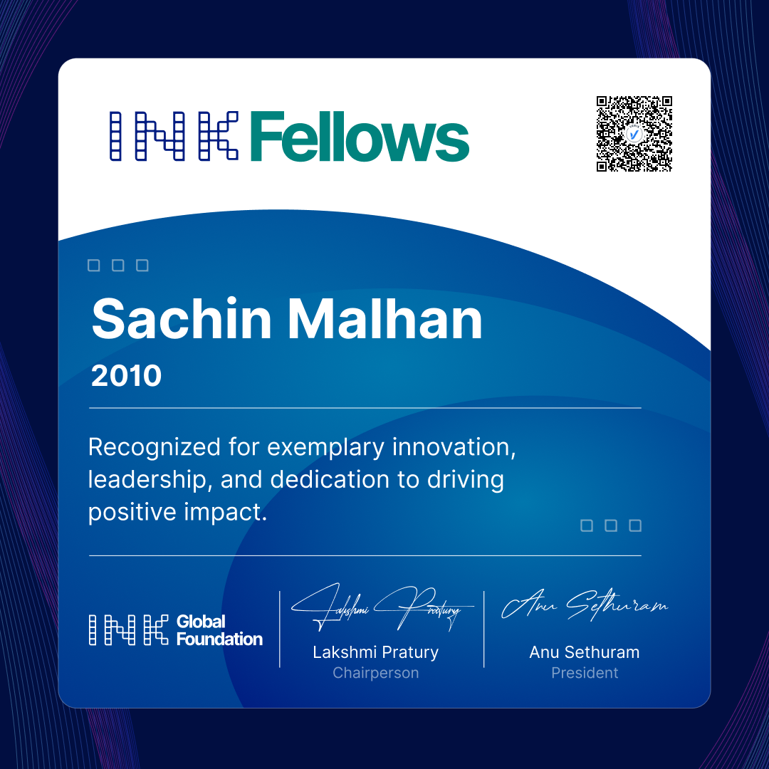 INK Fellow: Sachin Malhan