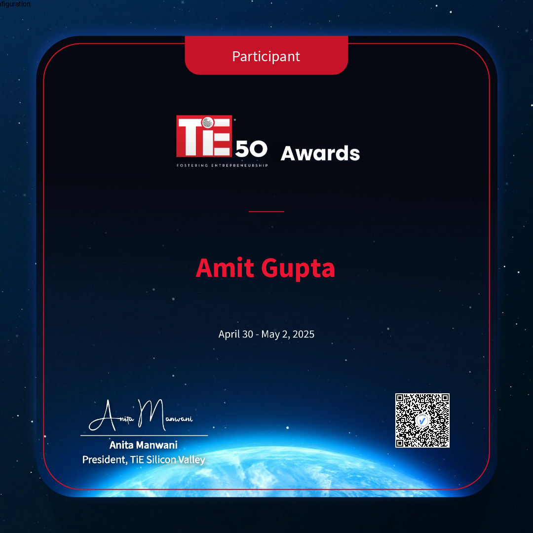 TiE50 2025 Participant: Amit Gupta