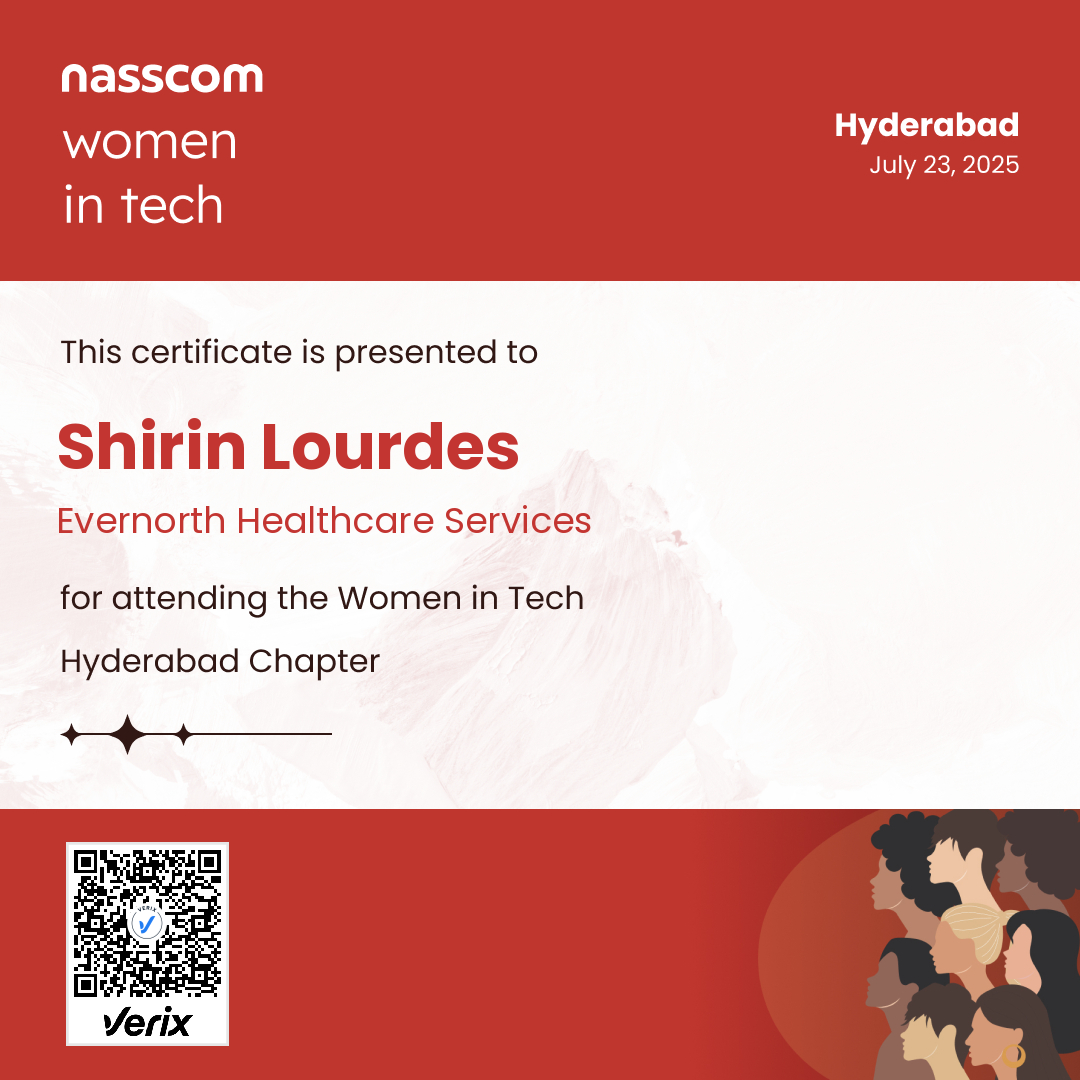 Nasscom Women in Tech Hyderabad Chapter Attendee Certificate