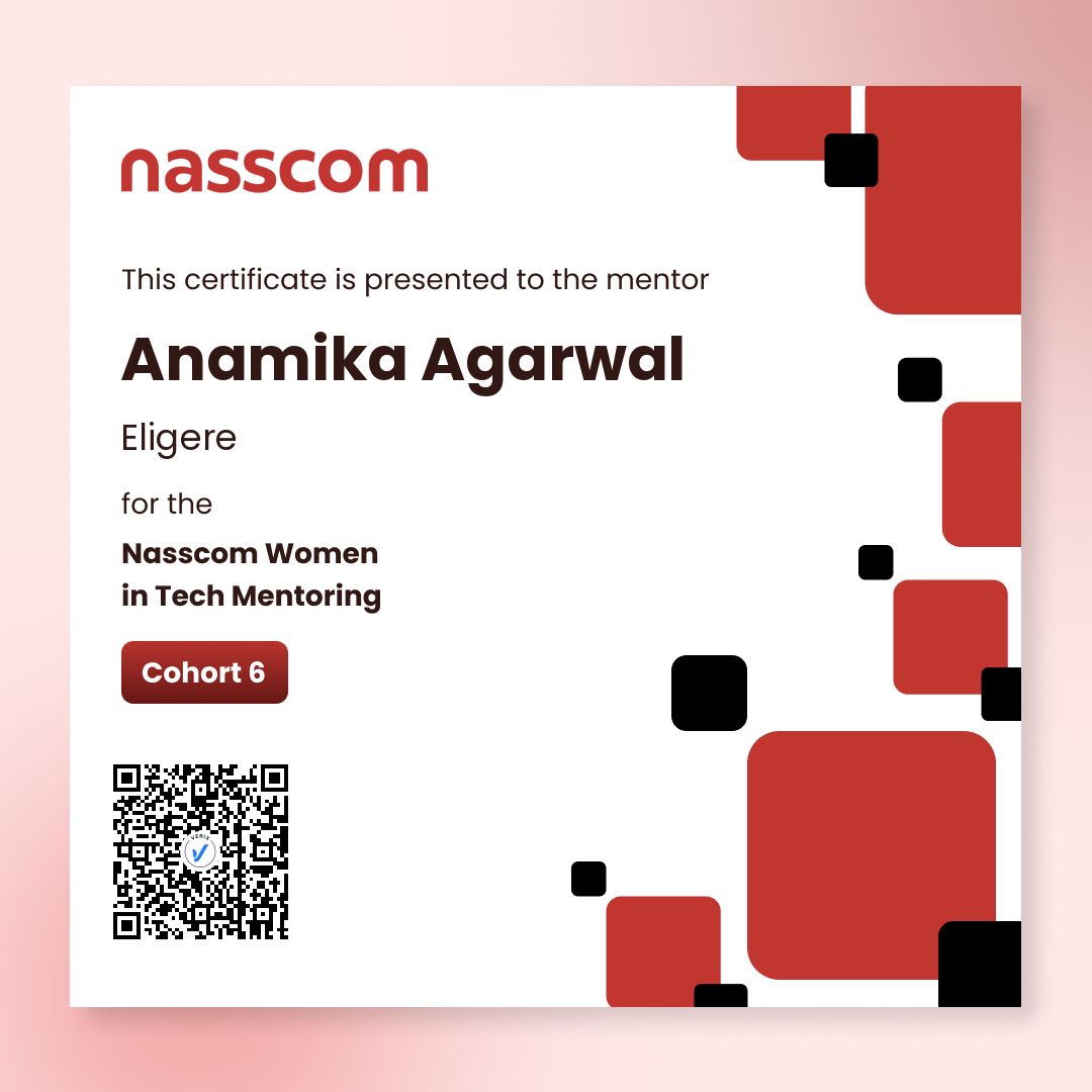 Women in Tech Mentoring Program Cohort 6 (Mentor): Anamika Agarwal