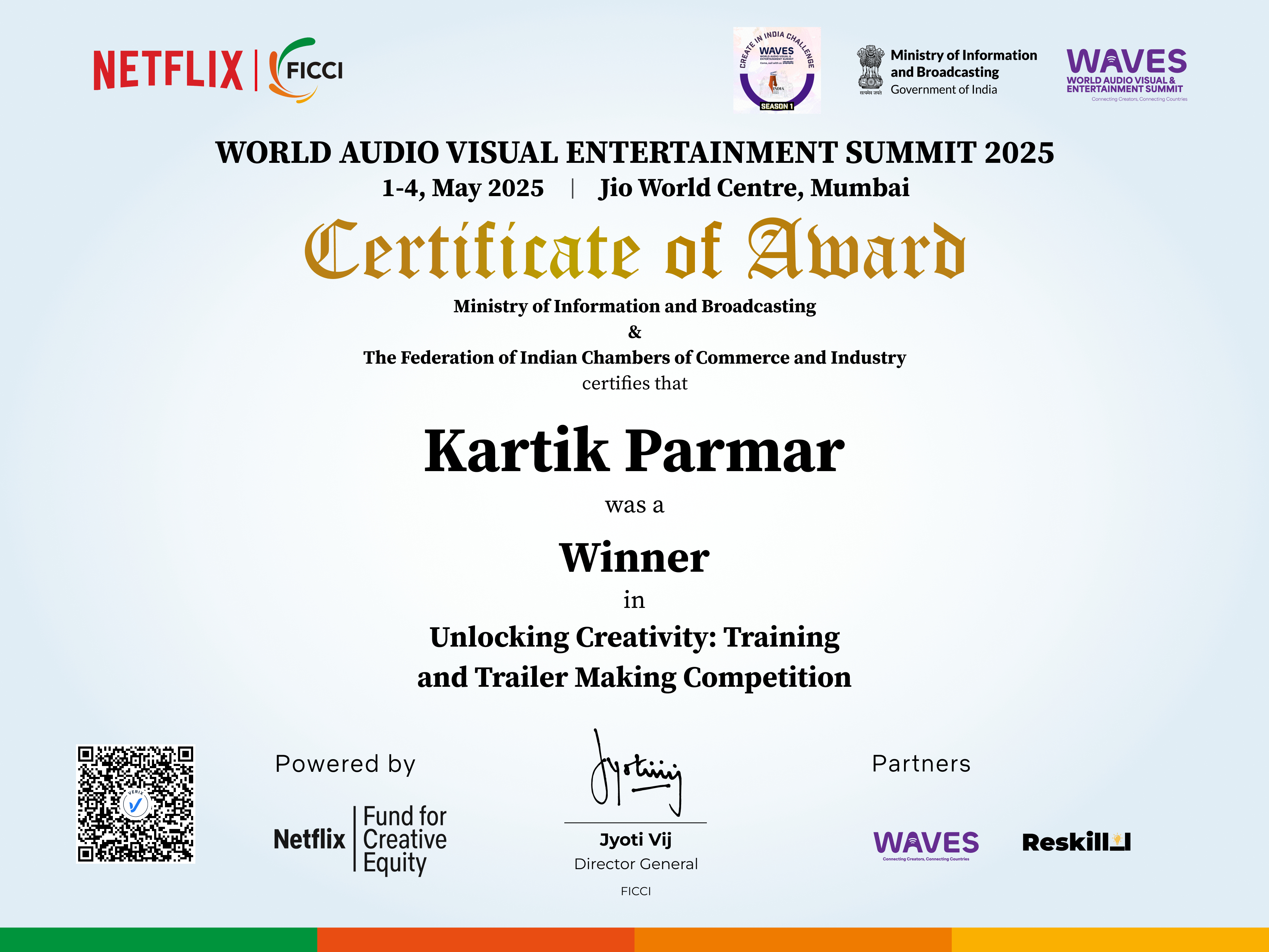 Unlocking Creativity: Training and Trailer Making Competition Winner