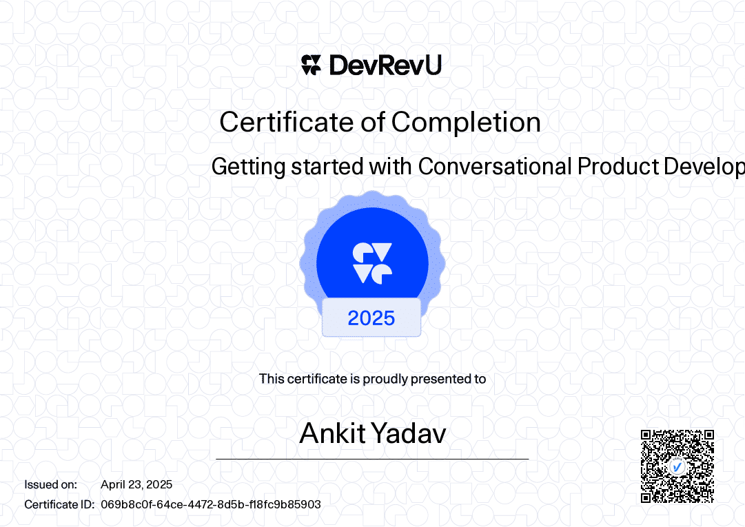 Getting started with Conversational Product Development