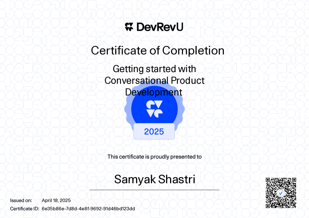 Getting started with Conversational Product Development