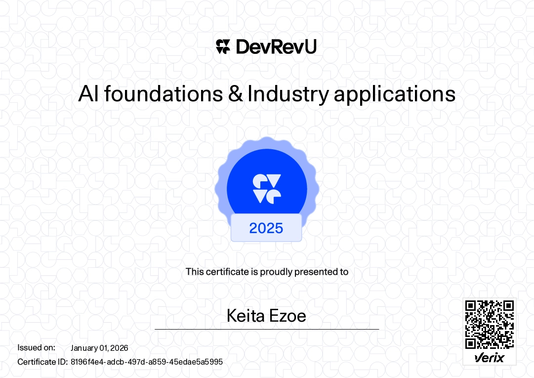 AI foundations & Industry applications