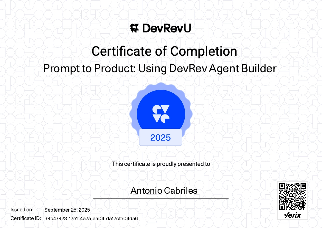 Prompt to Product: Using DevRev Agent Builder