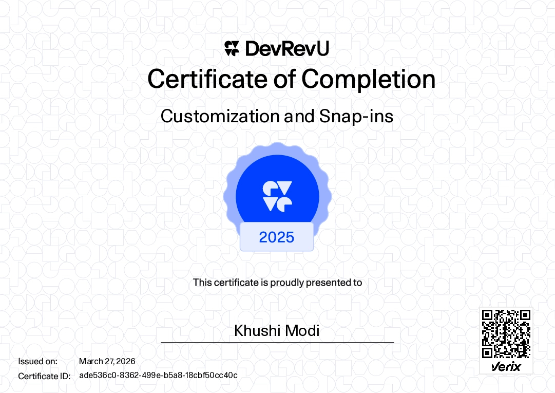 Customization and Snap-ins